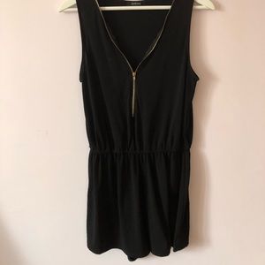 Black stretchy romper
